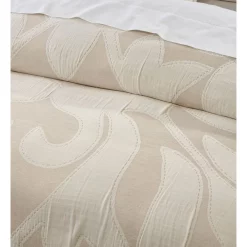 Alternative view of Heritage Margarite Applique Quilt Cover Set In Beige