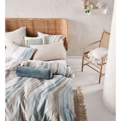 Alternative view of Linen House San Diego Quilt Cover Set In Storm