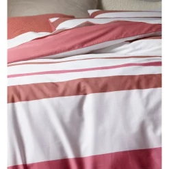 Alternative view of Vue Lincoln Stripe Cotton Quilt Cover Set Cloud