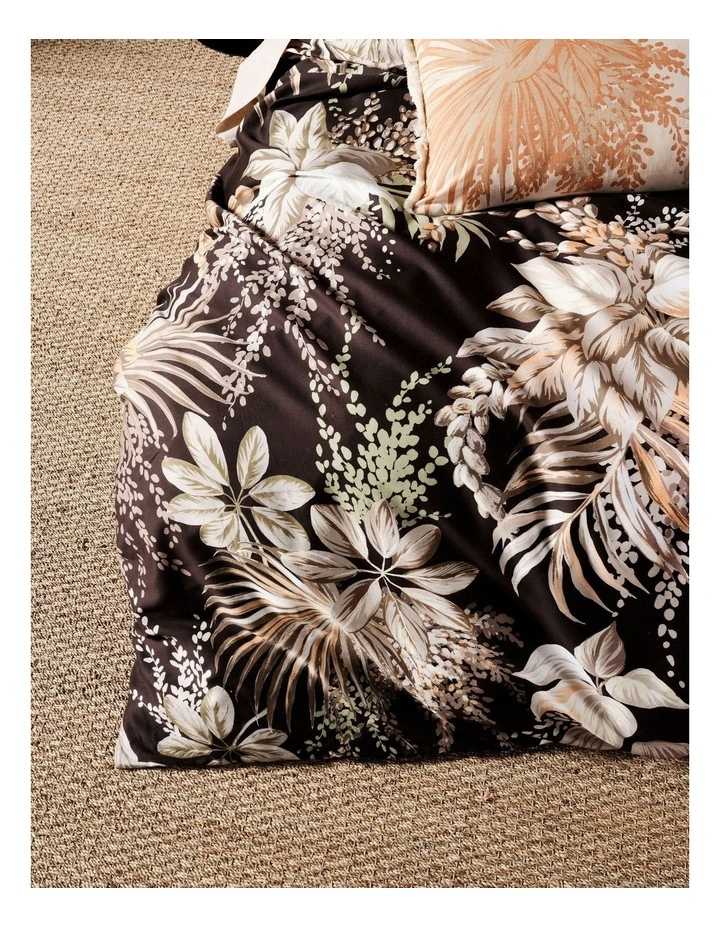 Linen House Harlow Quilt Cover Set Black 5 Linen House Harlow Quilt Cover Set Black - Image 3