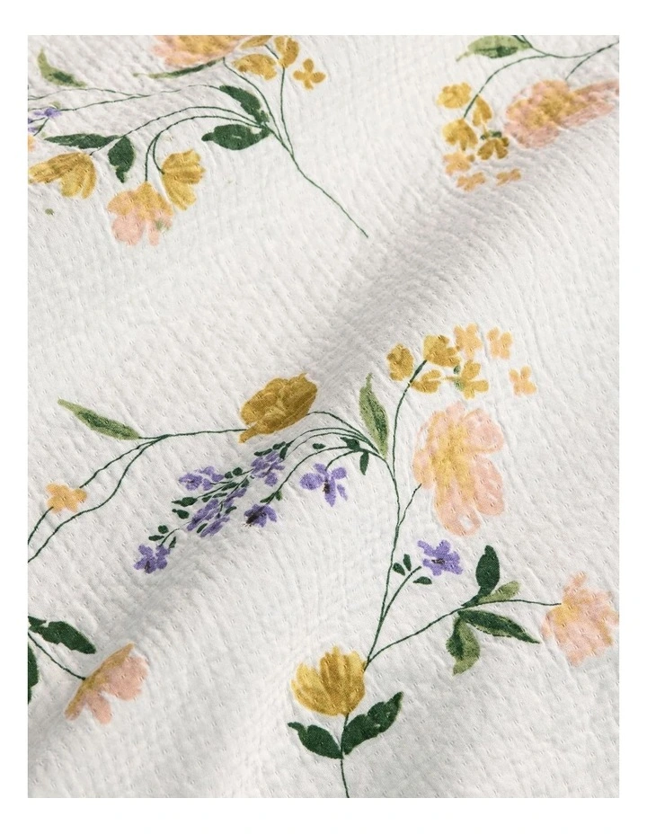 Sheridan Cason Tailored Quilt Cover In White Multi 4 Sheridan Cason Tailored Quilt Cover In White Multi - Image 2