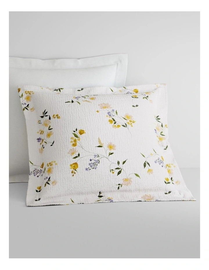 Sheridan Cason Tailored Quilt Cover In White Multi 6 Sheridan Cason Tailored Quilt Cover In White Multi - Image 4