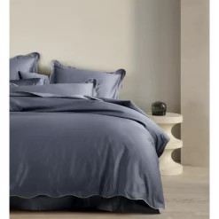 Sheridan Tamber Tailored Quilt Cover In Smokey Blue