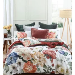 M.M Linen Blooming Quilt Cover Set Multicolour