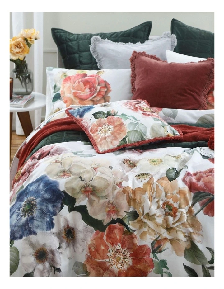 M.M Linen Blooming Quilt Cover Set Multicolour 4 M.M Linen Blooming Quilt Cover Set Multicolour - Image 2