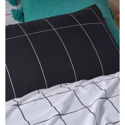 Vue Yubi Vertical Mosaic Quilt Cover Set In Black -Sheridan Sales Store unnamed file 1971