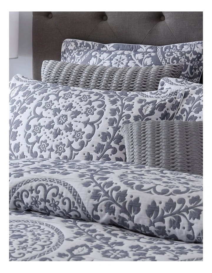 Private Collection Astille Blue Quilt Cover Set 5 Private Collection Astille Blue Quilt Cover Set - Image 3