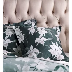 Grace By Linen House Cattleya Quilt Cover Set Aqua -Sheridan Sales Store unnamed file 1984