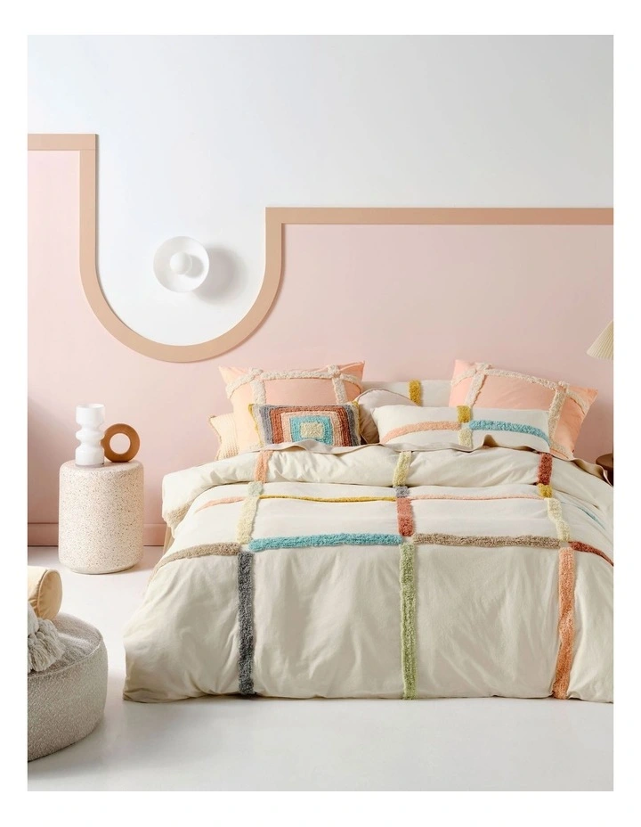 Linen House Arezzo Quilt Cover Set In Multi 3 Linen House Arezzo Quilt Cover Set In Multi