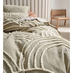 Linen House Ojai Quilt Cover Set Sage 12 Linen House Ojai Quilt Cover Set Sage -Sheridan Sales Store unnamed file 1994
