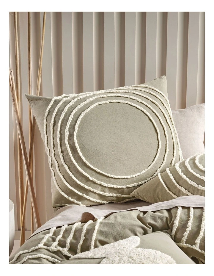 Linen House Ojai Quilt Cover Set Sage 8 Linen House Ojai Quilt Cover Set Sage - Image 6