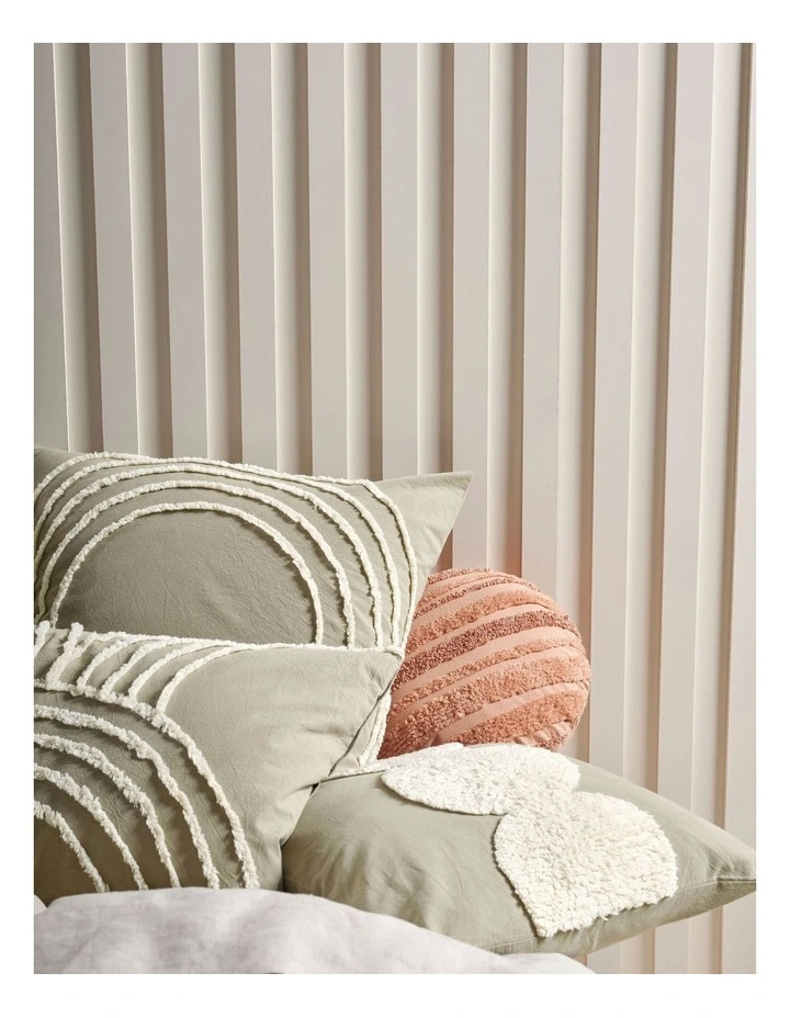 Linen House Ojai Quilt Cover Set Sage 9 Linen House Ojai Quilt Cover Set Sage - Image 7