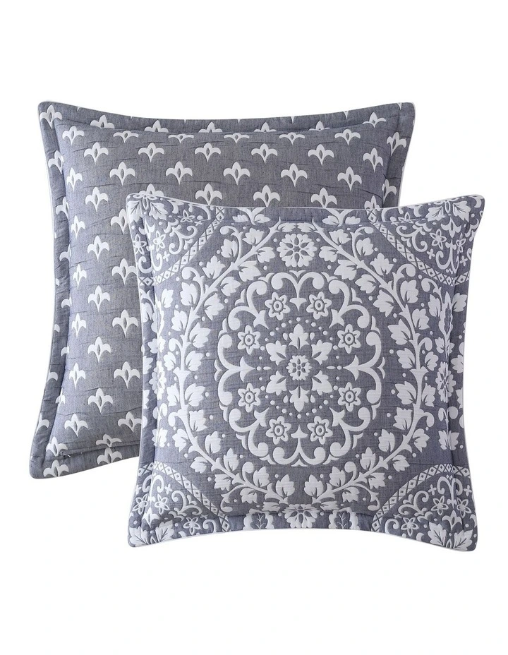 Private Collection Astille Blue Quilt Cover Set 7 Private Collection Astille Blue Quilt Cover Set - Image 5