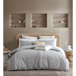Linen House Cobain Quilt Cover Set Mineral