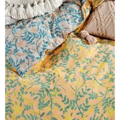 Alternative view of Linen House Bindi Quilt Cover Set Peach