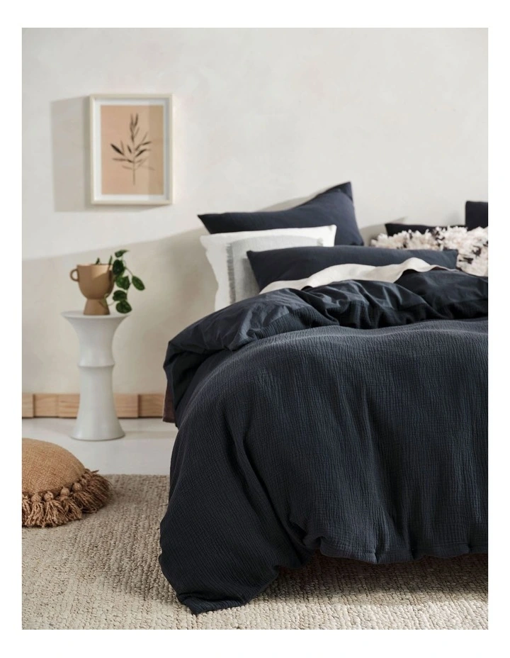 Linen House Elysian Quilt Cover Set In Ink 4 Linen House Elysian Quilt Cover Set In Ink - Image 2
