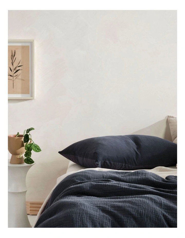Linen House Elysian Quilt Cover Set In Ink 6 Linen House Elysian Quilt Cover Set In Ink - Image 4