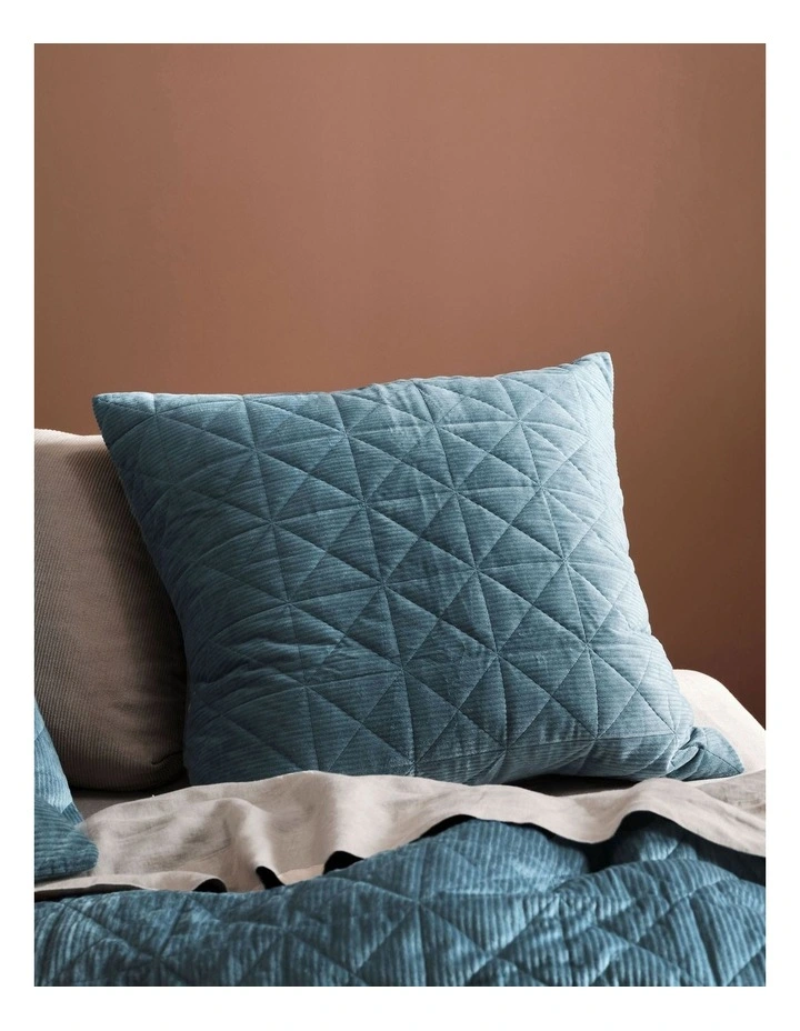 Linen House Heath Quilt Cover Set Teal 7 Linen House Heath Quilt Cover Set Teal - Image 5