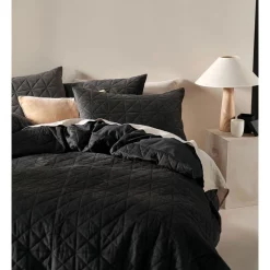 Linen House Heath Quilt Cover Set Black 11 Linen House Heath Quilt Cover Set Black -Sheridan Sales Store unnamed file 2036