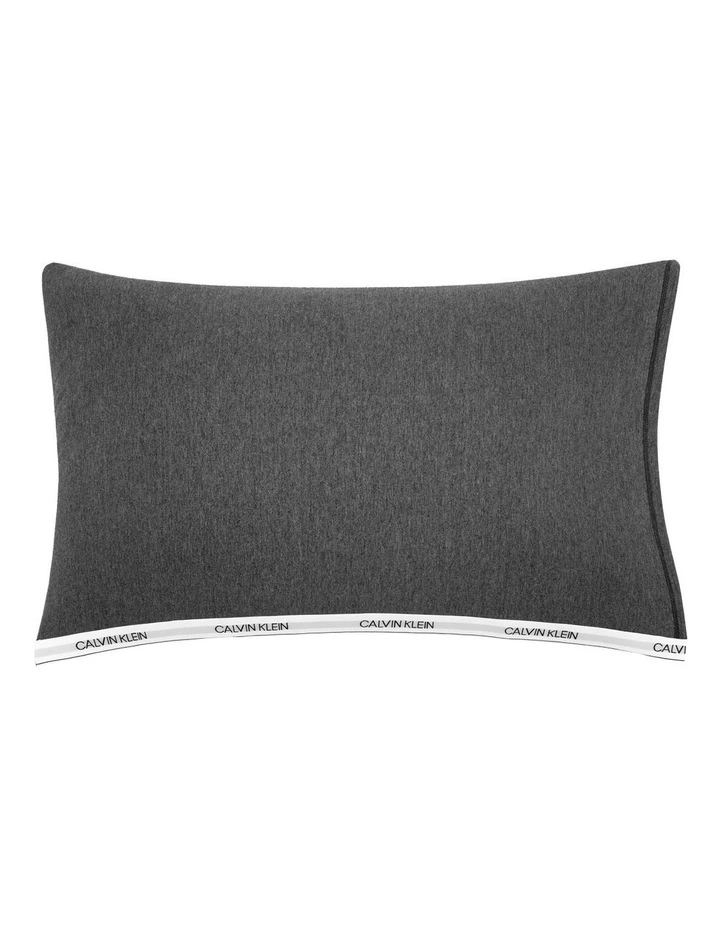 Calvin Klein Classic Modern Cotton Quilt Cover In Charcoal 6 Calvin Klein Classic Modern Cotton Quilt Cover In Charcoal - Image 4