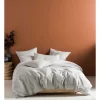 Linen House Nimes Linen Quilt Cover Set In Pale Grey -Sheridan Sales Store unnamed file 2066