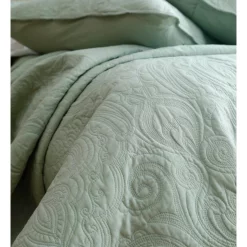 Martha Stewart Gabriella Coverlet 240 X260cm In Sage 11 Martha Stewart Gabriella Coverlet 240 X260cm In Sage -Sheridan Sales Store unnamed file 2083