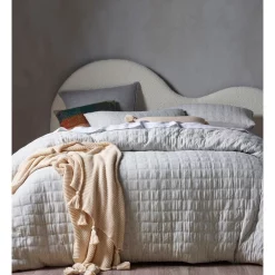 Vue Harlem Jersey Quilt Cover Mercury