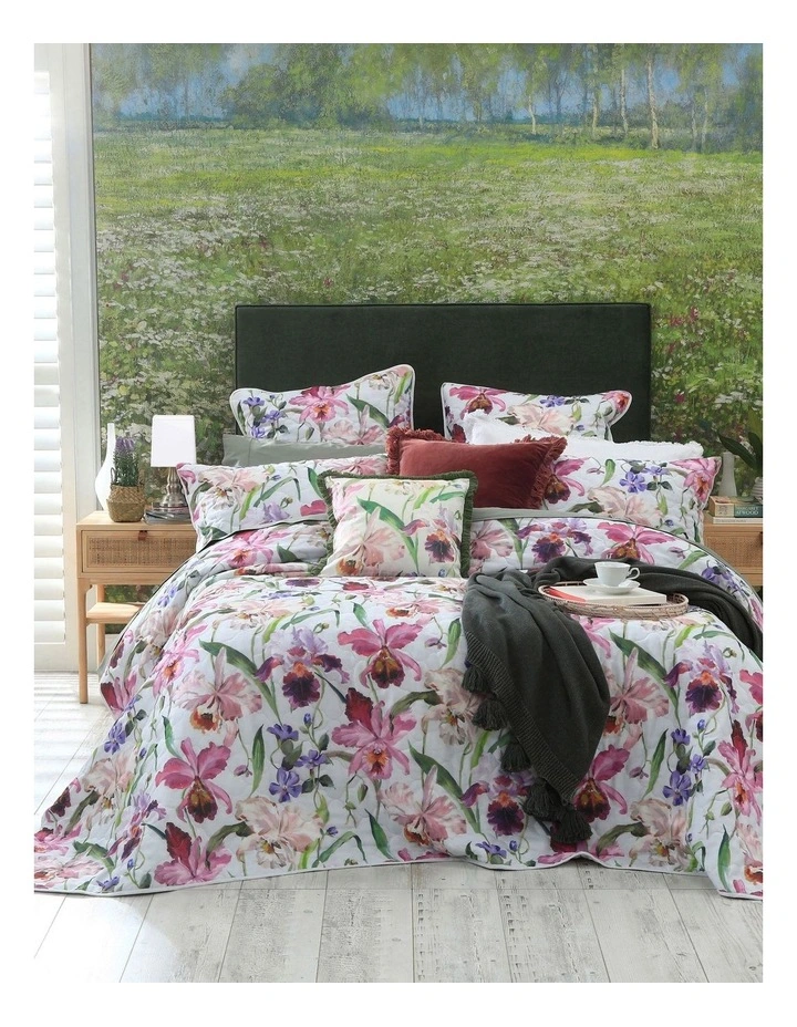 M.M Linen Delilah Bed Cover Set In Multi 3 M.M Linen Delilah Bed Cover Set In Multi