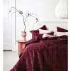Aura Home Luxury Velvet Coverlet Merlot -Sheridan Sales Store unnamed file 2108