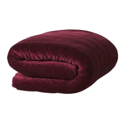 Aura Home Luxury Velvet Coverlet Merlot 9 Aura Home Luxury Velvet Coverlet Merlot -Sheridan Sales Store unnamed file 2110