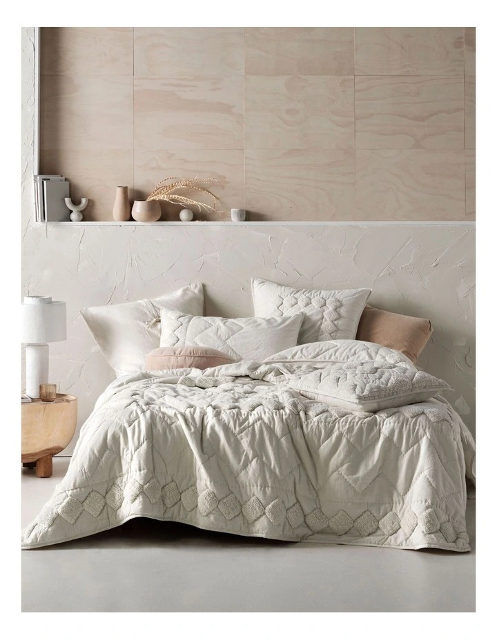 Linen House Martha Bed Cover In Vanilla 3 Linen House Martha Bed Cover In Vanilla