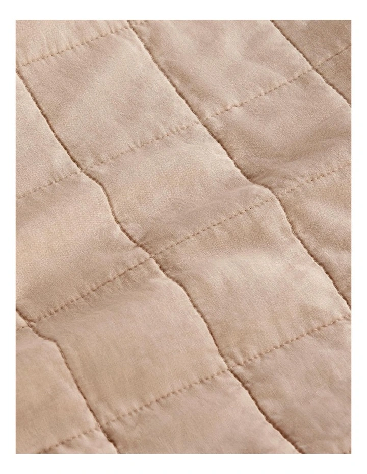 Sheridan Abbotson Bedcover In Buff 4 Sheridan Abbotson Bedcover In Buff - Image 2