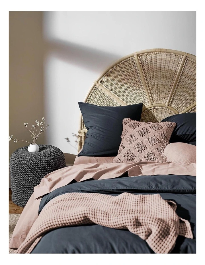 Aura Home Halo Organic Cotton Bedlinen Collection In Steel 5 Aura Home Halo Organic Cotton Bedlinen Collection In Steel - Image 3