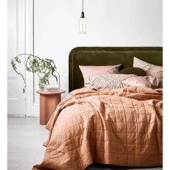 Aura Home Maison Vintage Coverlet Hazelnut