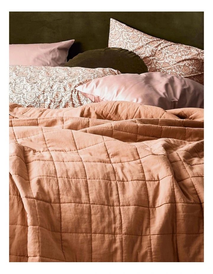 Aura Home Maison Vintage Coverlet Hazelnut 4 Aura Home Maison Vintage Coverlet Hazelnut - Image 2