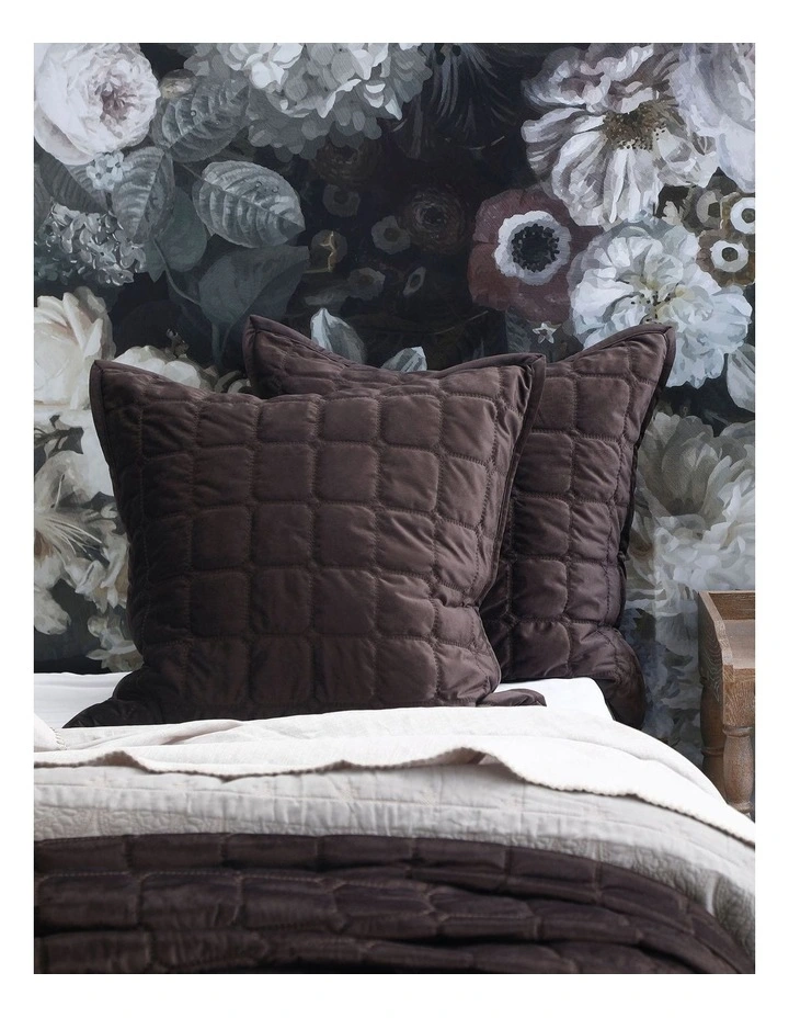 M.M Linen Meeka Coverlet Set In Coffee 5 M.M Linen Meeka Coverlet Set In Coffee - Image 3