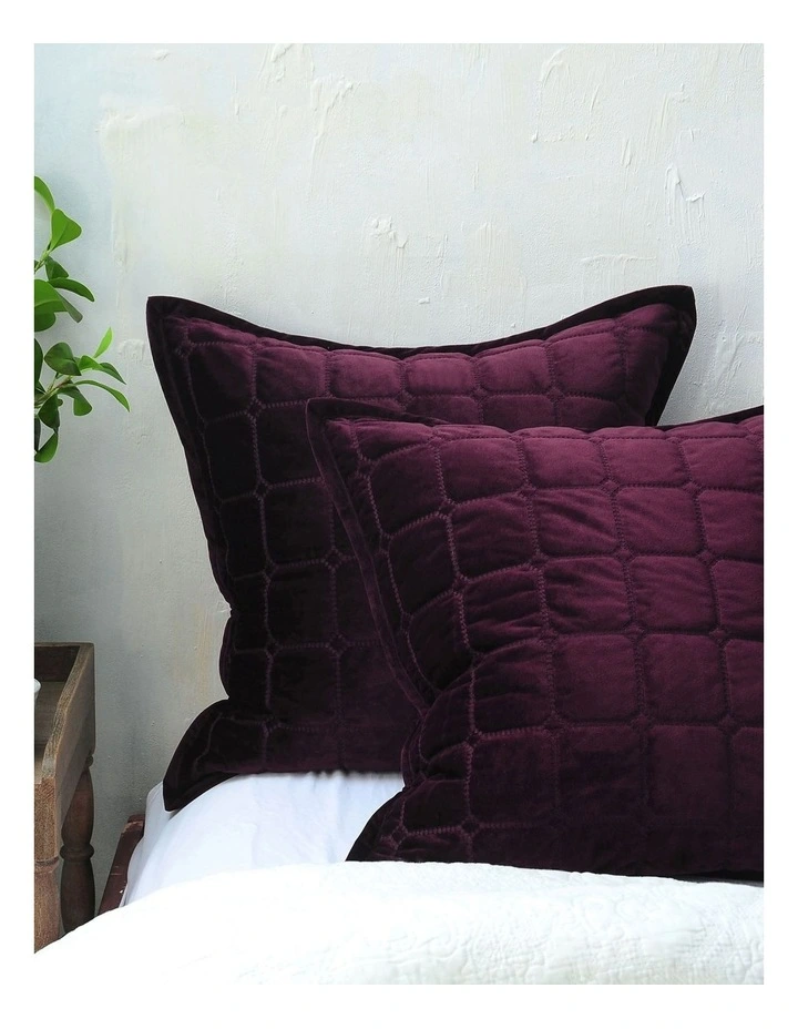 M.M Linen Meeka Coverlet Set In Port 5 M.M Linen Meeka Coverlet Set In Port - Image 3