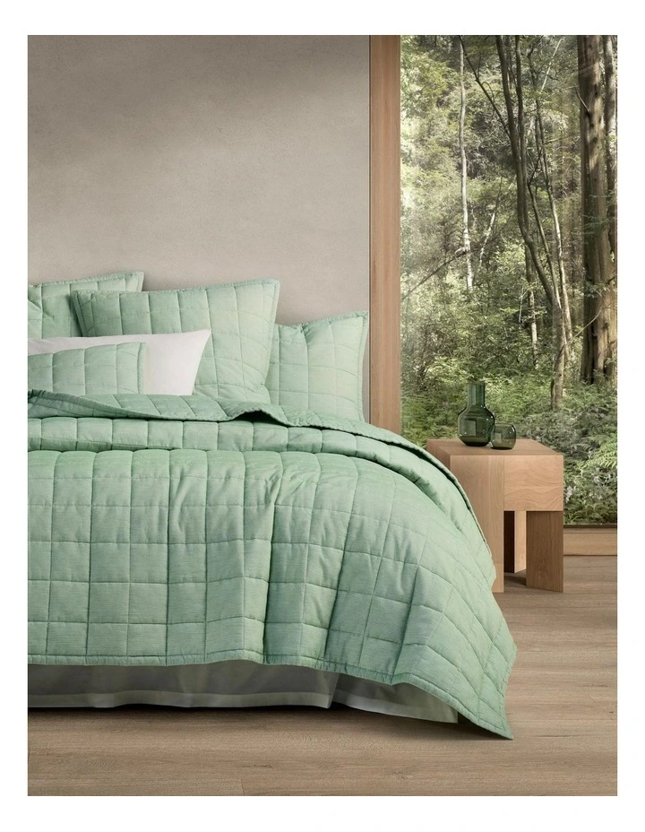 Sheridan Dobson Bedcover In Pea 3 Sheridan Dobson Bedcover In Pea