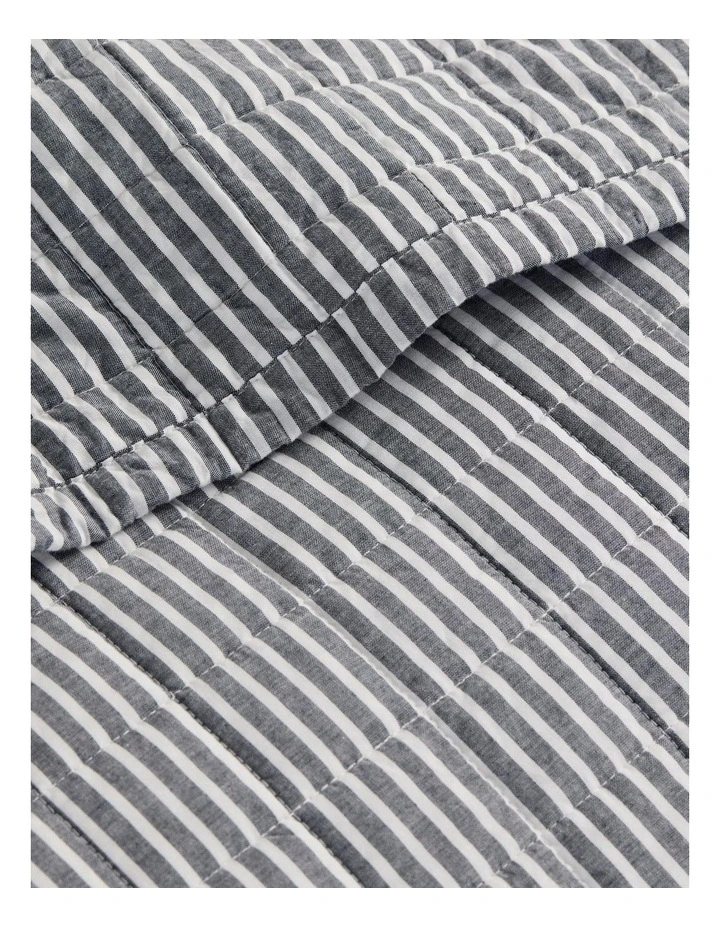 Sheridan Reilly Stripe Bedcover In Atlantic 4 Sheridan Reilly Stripe Bedcover In Atlantic - Image 2