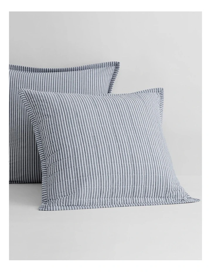 Sheridan Reilly Stripe Bedcover In Atlantic 6 Sheridan Reilly Stripe Bedcover In Atlantic - Image 4