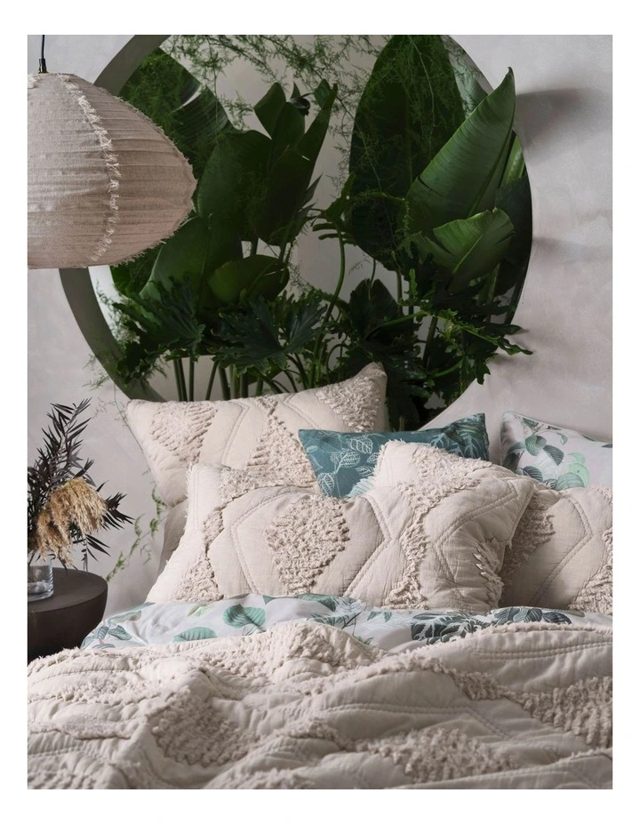 Linen House Piero Quilt Bedcover Sand 5 Linen House Piero Quilt Bedcover Sand - Image 3