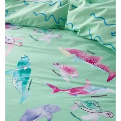 Australian Marine Conservation Society AMCS X Art Series Under The Ocean Quilt Cover Set In Multi -Sheridan Sales Store unnamed file 223