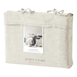 Aura Home Chambray Fringe Bedlinen Collection In Natural -Sheridan Sales Store unnamed file 226