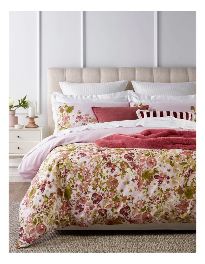 Heritage Francia Cotton Sateen Quilt Cover Set Multi 3 Heritage Francia Cotton Sateen Quilt Cover Set Multi