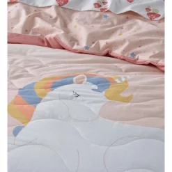 Alternative view of Milkshake Mystique Unicorn Quilt Cover Set In Pink