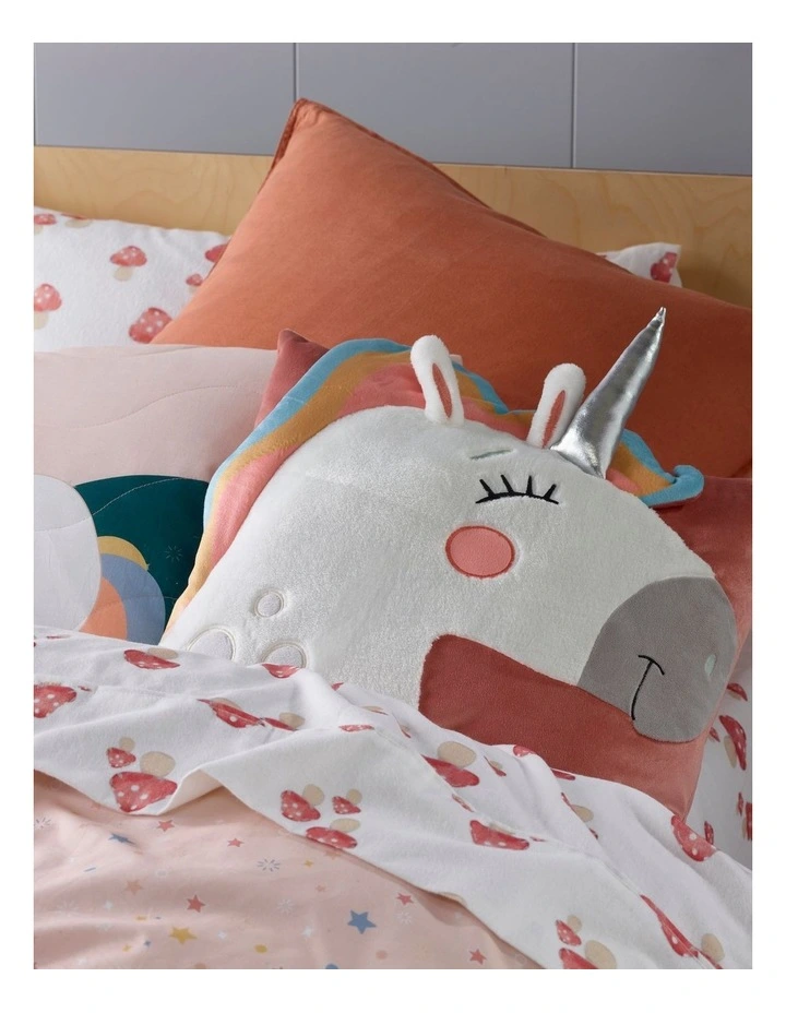 Milkshake Mystique Unicorn Quilt Cover Set In Pink 5 Milkshake Mystique Unicorn Quilt Cover Set In Pink - Image 3