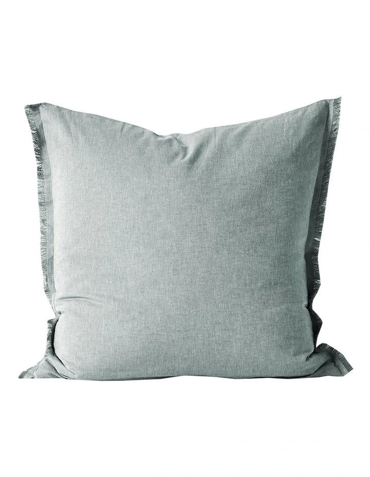 Aura Home Chambray Fringe Bedlinen Collection In Mineral 8 Aura Home Chambray Fringe Bedlinen Collection In Mineral - Image 6