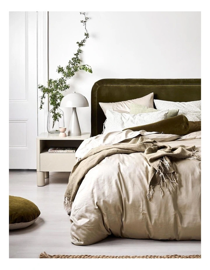 Aura Home Halo Organic Sateen Bedlinen Collection Feather 3 Aura Home Halo Organic Sateen Bedlinen Collection Feather