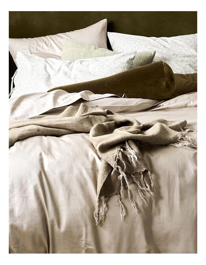 Aura Home Halo Organic Sateen Bedlinen Collection Feather 4 Aura Home Halo Organic Sateen Bedlinen Collection Feather - Image 2