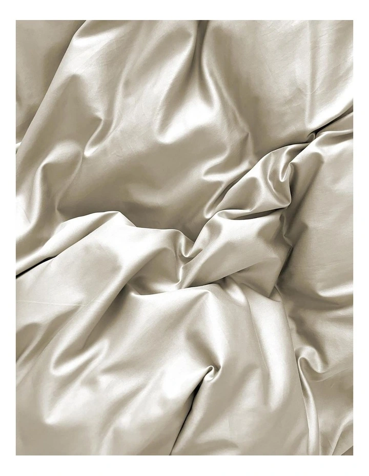 Aura Home Halo Organic Sateen Bedlinen Collection Feather 5 Aura Home Halo Organic Sateen Bedlinen Collection Feather - Image 3
